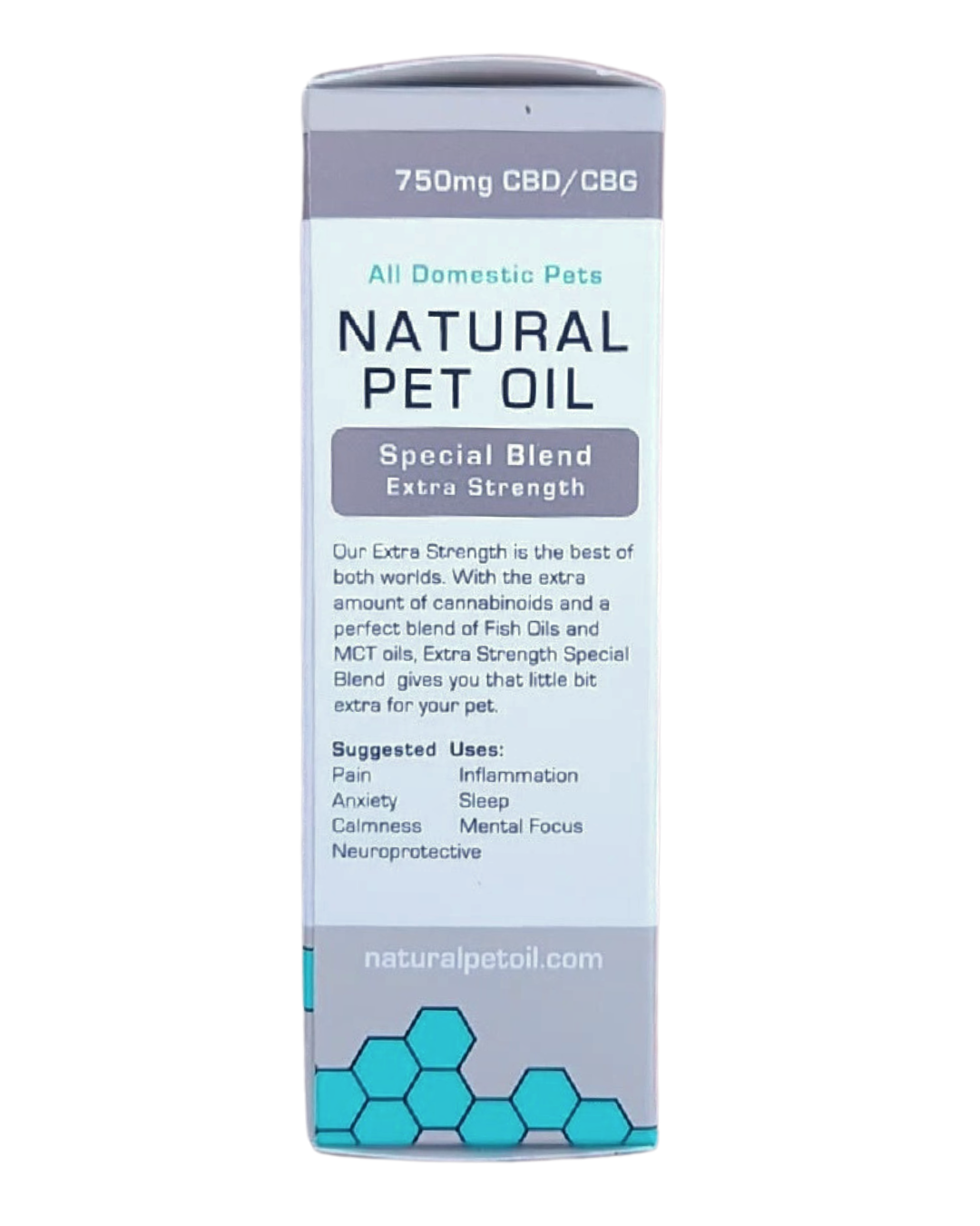 750 mg CBD/CBG + Omega Oils: Special Blend Extra Strength